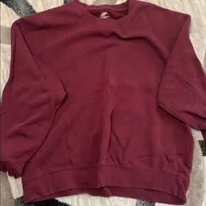 Men’s Maroon Simply for Sports Sweater — Size XXL